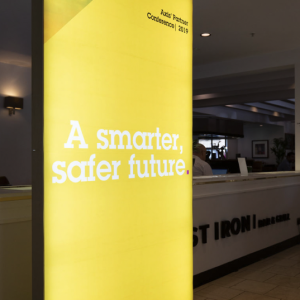 Freestanding LED Backlit Exhibition Stand Lightbox 1000mm x 2250mm